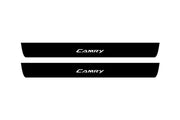 Toyota Camry V50 2012-2018 Led Door Sill Pro With Logo Camry (Premium Painting) Toyota Led Door Sills PRO opdesign