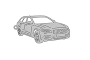 Car Keychain for Volvo V90 2016+ (type 3D) Keychains opdesign
