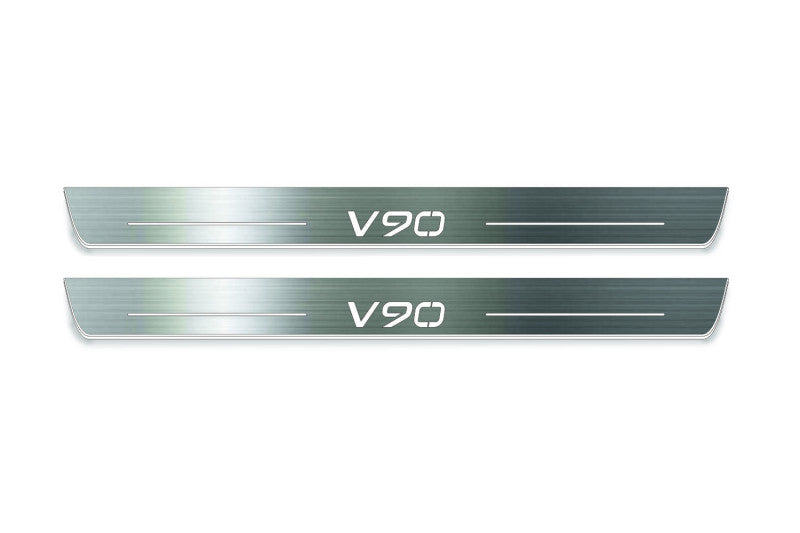 Volvo V90 II 2016+ LED Car Door Sill With Logo V90