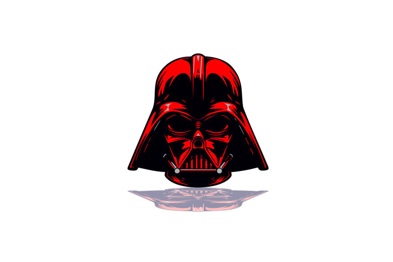 Vader tailgate trunk rear emblem with Vader logo | decoinfabric