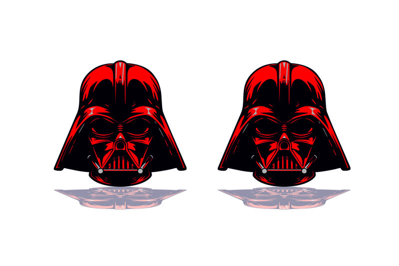 Car emblem badge for fenders with Vader logo Custom design emblems decoinfabric