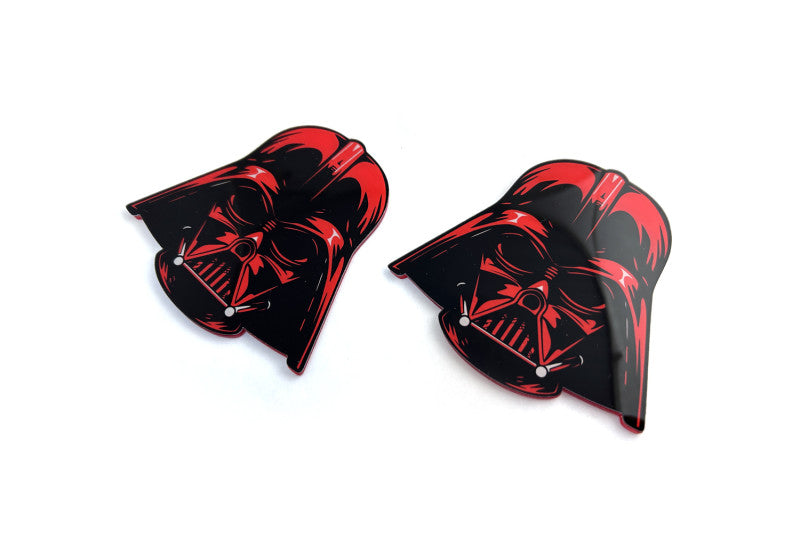 Car emblem badge for fenders with Vader logo Custom design emblems decoinfabric