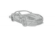 Car Keychain for Aston Martin Vanquish II 2012-2018 (type 3D) Keychains opdesign