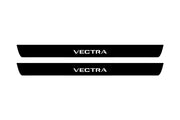Opel Vectra C 2002-2008 Led Door Sill Pro With Logo Vectra (Premium Painting) Opel Led Door Sills PRO opdesign