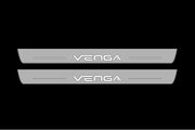 KIA Venga 2009-2019 Auto Door Sill Plates With Logo Venga KIA Led Door Sills opdesign