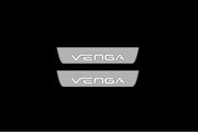 KIA Venga 2009-2019 Auto Door Sill Plates With Logo Venga KIA Led Door Sills opdesign