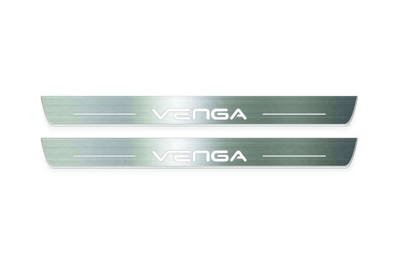 KIA Venga 2009-2019 Auto Door Sill Plates With Logo Venga