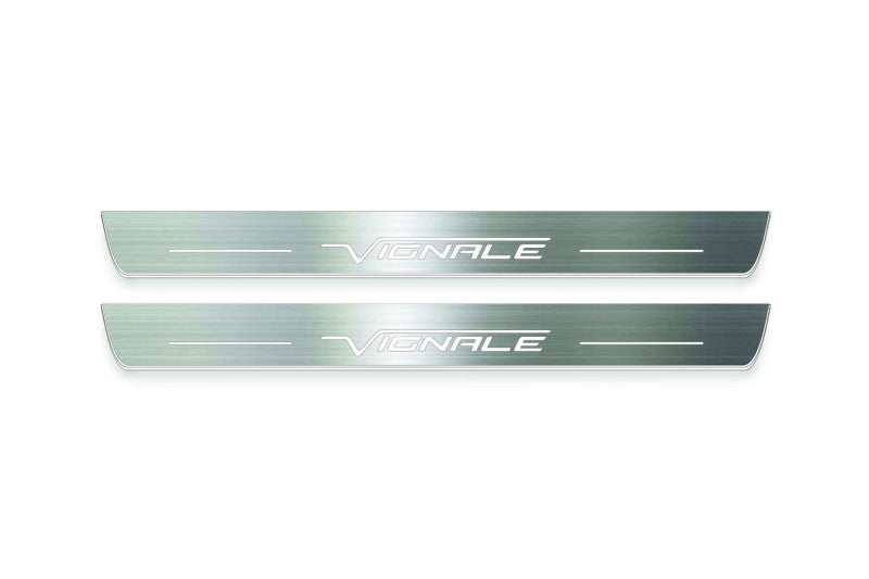 Ford Edge II 2015+ LED Door Sills PRO With Logo Vignale