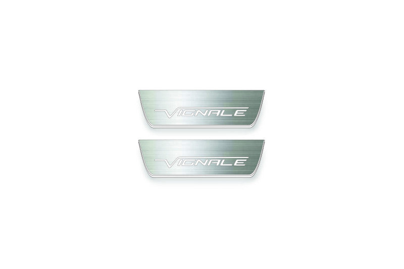 Ford Edge II 2015+ LED Door Sills PRO With Logo Vignale