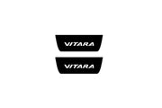 Suzuki Vitara 2015+ LED Car Door Sill With Logo Vitara Suzuki Led Door Sills opdesign
