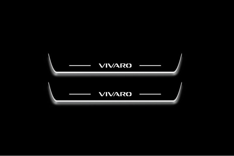 Vauxhall Vivaro 2019+ LED Door Sills PRO With Logo Vivaro
