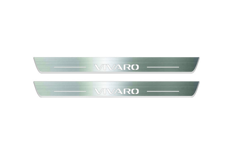 Opel Vivaro II 2014-2019 LED Door Sills PRO With Logo Vivaro