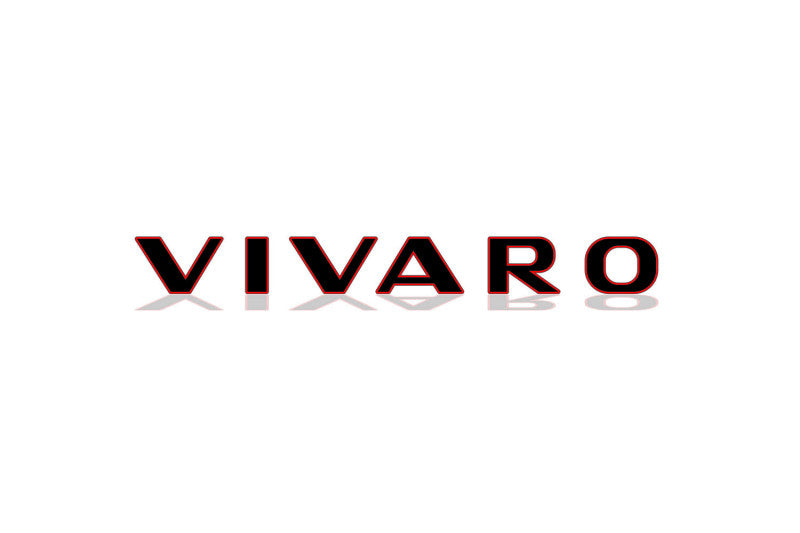 Opel Vivaro I 2001-2014 tailgate trunk rear 3D emblem with Vivaro logo (type MIXT) Opel emblems decoinfabric