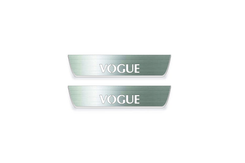 Range Rover IV 2012-2021 VOGUE LED Door Sills With VOGUE Logo