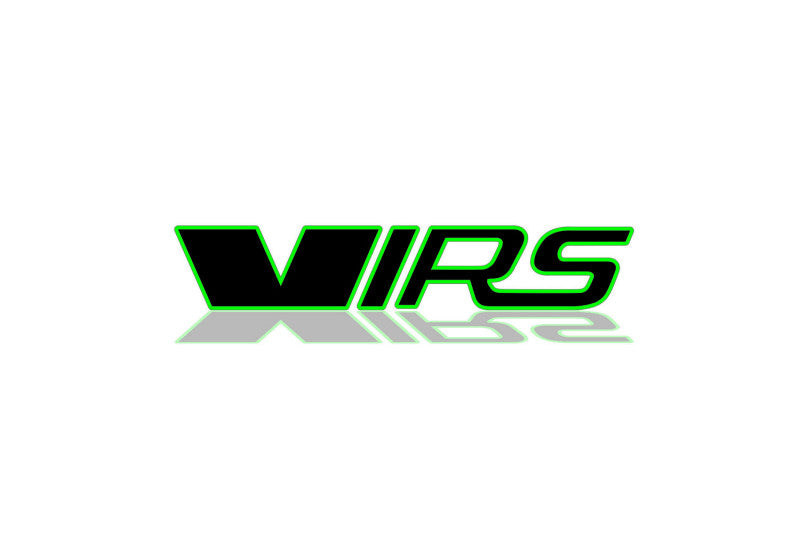 Skoda tailgate trunk rear 3D emblem with VRS logo (type MIXT) Skoda emblems decoinfabric