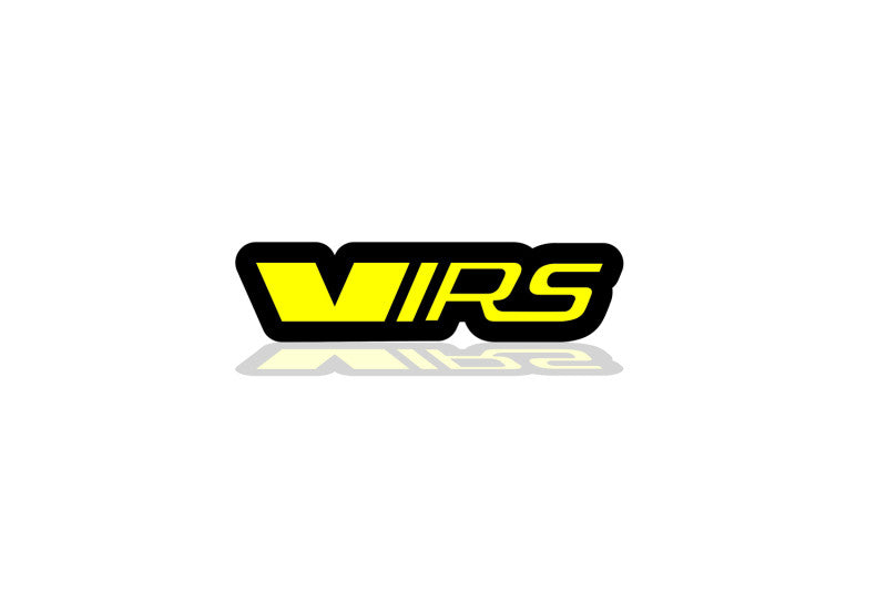 Skoda Illuminated LED Radiator Grille Emblems and Badges with VRS (type 2) logo Skoda Led Emblems decoinfabric