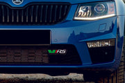 Skoda Illuminated LED Radiator Grille Emblems and Badges with VRS (type 1) logo Skoda Led Emblems decoinfabric