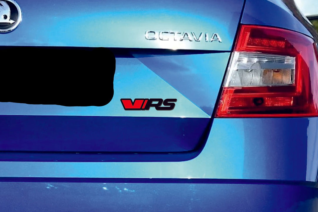 Skoda Emblem & Badges set with VRS logo Skoda emblems decoinfabric