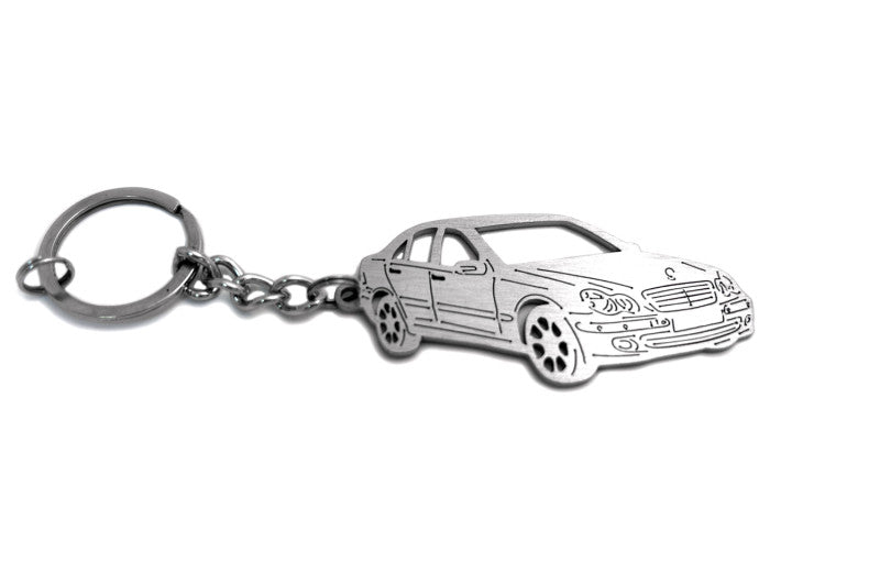 Car Keychain for Mercedes C-Class W203 2001-2007 (type 3D)