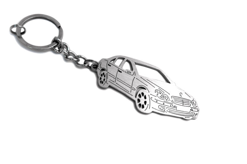 Car Keychain for Mercedes C-Class W203 2001-2007 (type 3D)