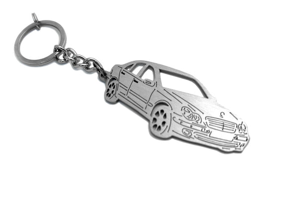 Car Keychain for Mercedes C-Class W203 2001-2007 (type 3D)