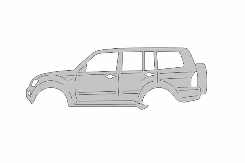 Keychain Bottle Opener for Mitsubishi Pajero Wagon III 1999-2006 Keychains opdesign