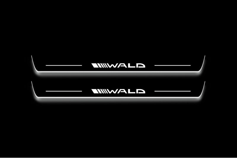 Mercedes S-Class W222 2013-2020 Auto Door Sill Plates With Logo Wald