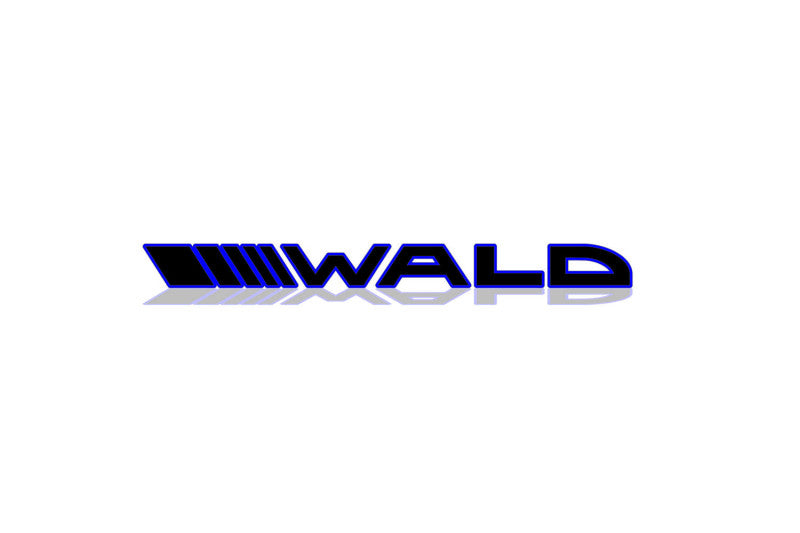 Mercedes tailgate trunk rear 3D emblem with Wald logo (type MIXT) Mercedes emblems decoinfabric
