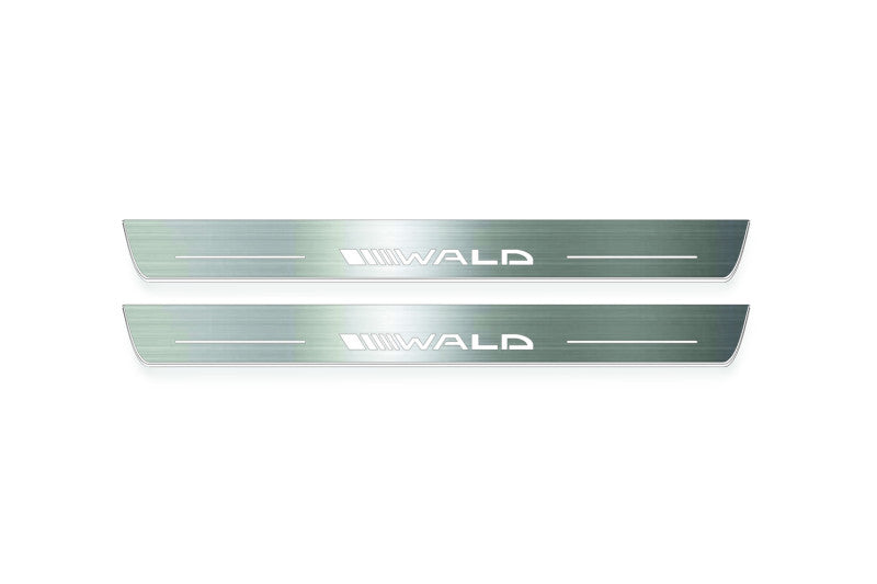 Mercedes S-Class W222 2013-2020 Auto Door Sill Plates With Logo Wald