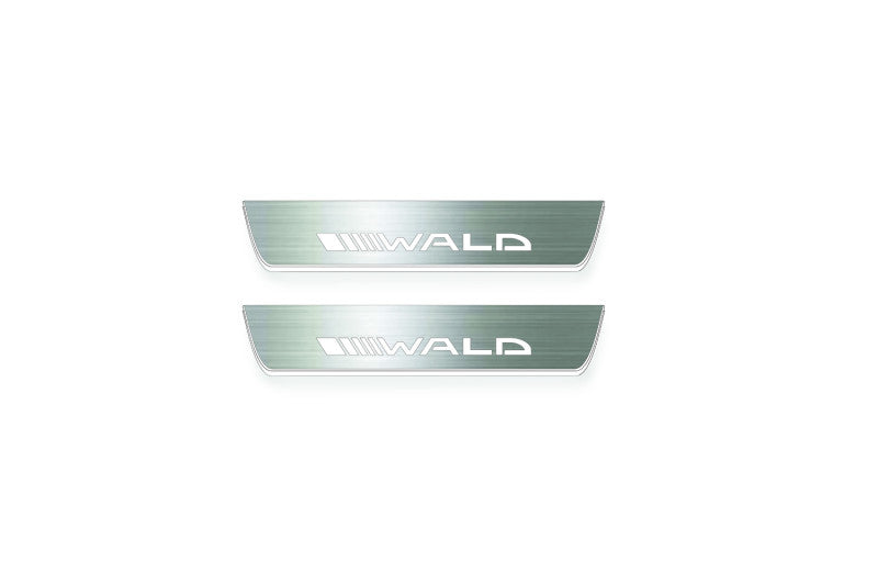 Mercedes S-Class W222 2013-2020 Auto Door Sill Plates With Logo Wald