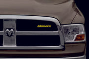 Dodge RAM Emblem & Badge Set - Grille and Tailgate Warlock logo Dodge emblems decoinfabric