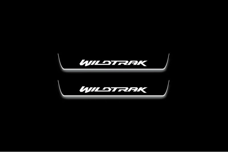 Ford Ranger IV 2018-2022 Led Sill Plates With Logo WildTrak