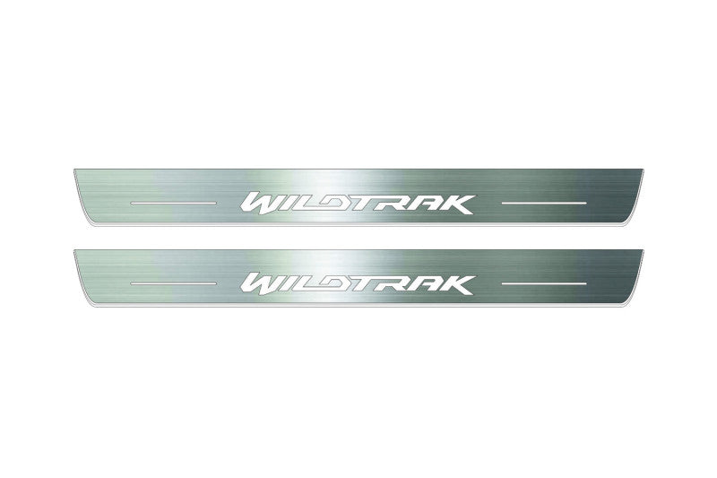 Ford Ranger IV 2018-2022 Led Sill Plates With Logo WildTrak