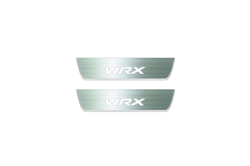 WRX STI V 2016+ LED Door Sills With Logo WRX