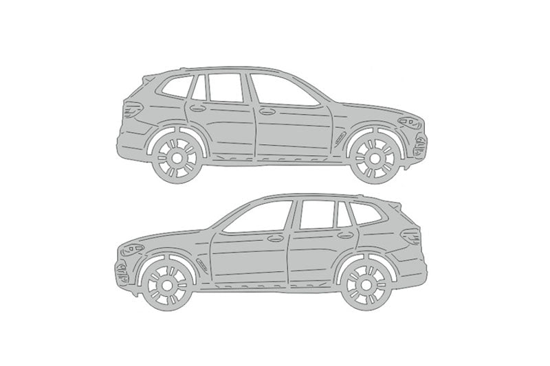 BMW X3 G01 (2018-2024) Floor Mat Emblem Set – Stainless Steel Badges Car Mats Badges Decoin