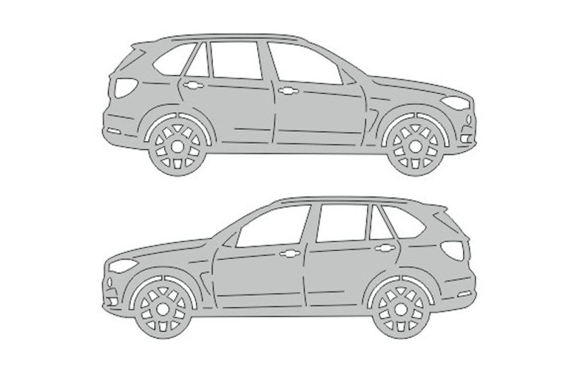 BMW X5 F15 (2013-2018) Floor Mat Emblem Set – Stainless Steel Badges Car Mats Badges Decoin