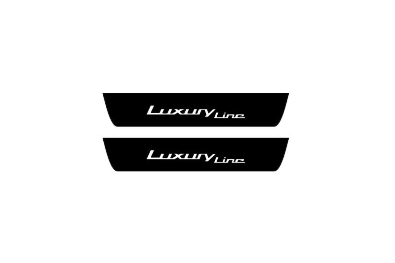 BMW X6 G06 2019+ Led Door Sill Pro With Logo Luxury Line (Premium Painting) BMW Led Door Sills PRO opdesign