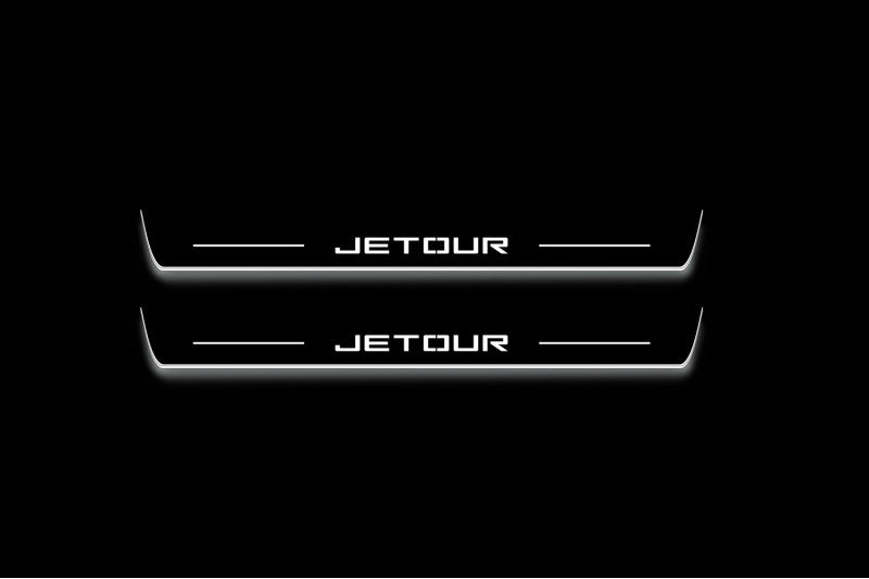 Jetour X70 2018+ LED Door Sill With Logo Jetour