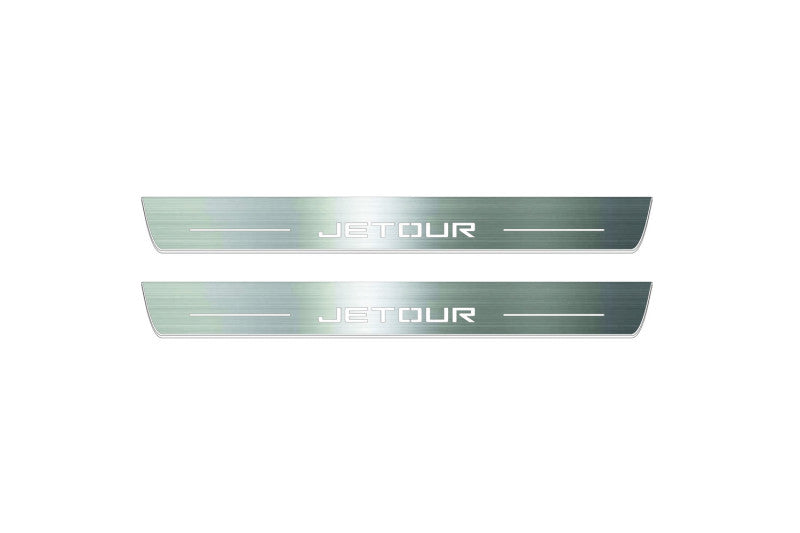 Jetour X70 2018+ LED Door Sill With Logo Jetour