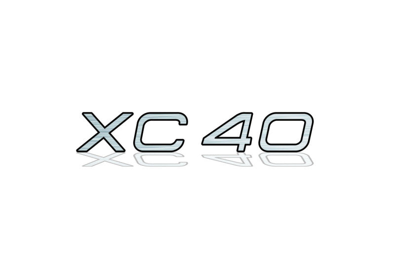 Volvo tailgate trunk rear 3D emblem with XC40 logo for Volvo XC40 2017+ (type MIXT)
