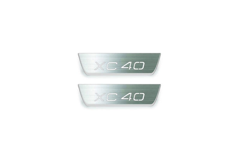 Volvo XC40 2017+ LED Car Door Sill With Logo XC40