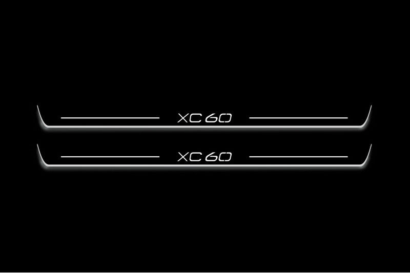 Volvo XC60 II 2017+ LED Car Door Sill With Logo XC60