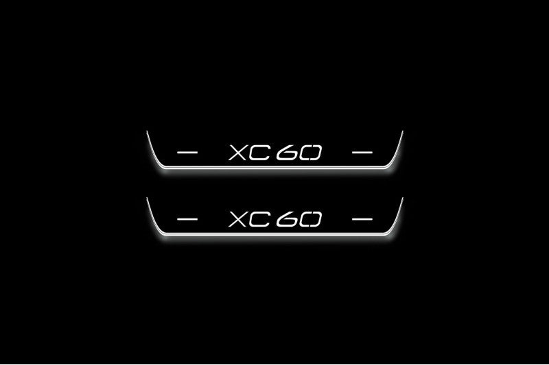 Volvo XC60 II 2017+ LED Car Door Sill With Logo XC60