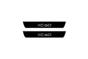 Volvo XC60 II 2017+ Led Door Sill Pro With Logo XC60 (Premium Painting) Volvo Led Door Sills PRO opdesign