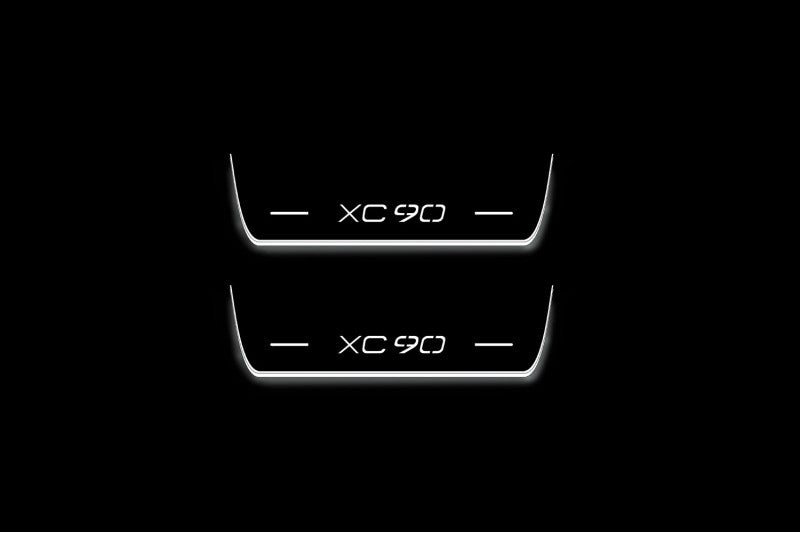 Volvo XC90 II 2015+ LED Car Door Sill With Logo XC90