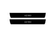 Volvo XC90 II 2015+ Led Door Sill Pro With Logo XC90 (Premium Painting) Volvo Led Door Sills PRO opdesign