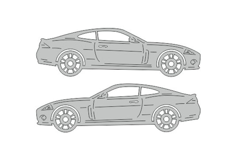 Jaguar XK II (2006-2014) Floor Mat Emblem Set – Stainless Steel Badges Car Mats Badges Decoin