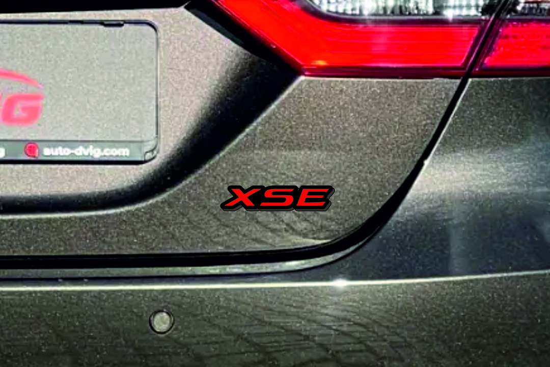 Toyota Emblem & Badges set with XSE logo Toyota emblems decoinfabric