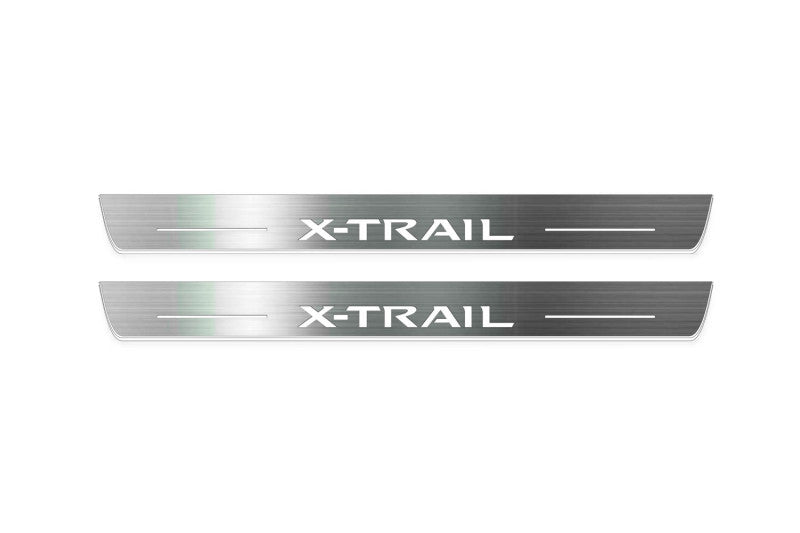 Nissan X-Trail T33 2021+ LED Door Sills With Logo X-Trail