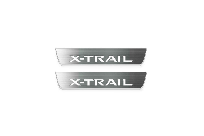 Nissan X-Trail T33 2021+ LED Door Sills With Logo X-Trail